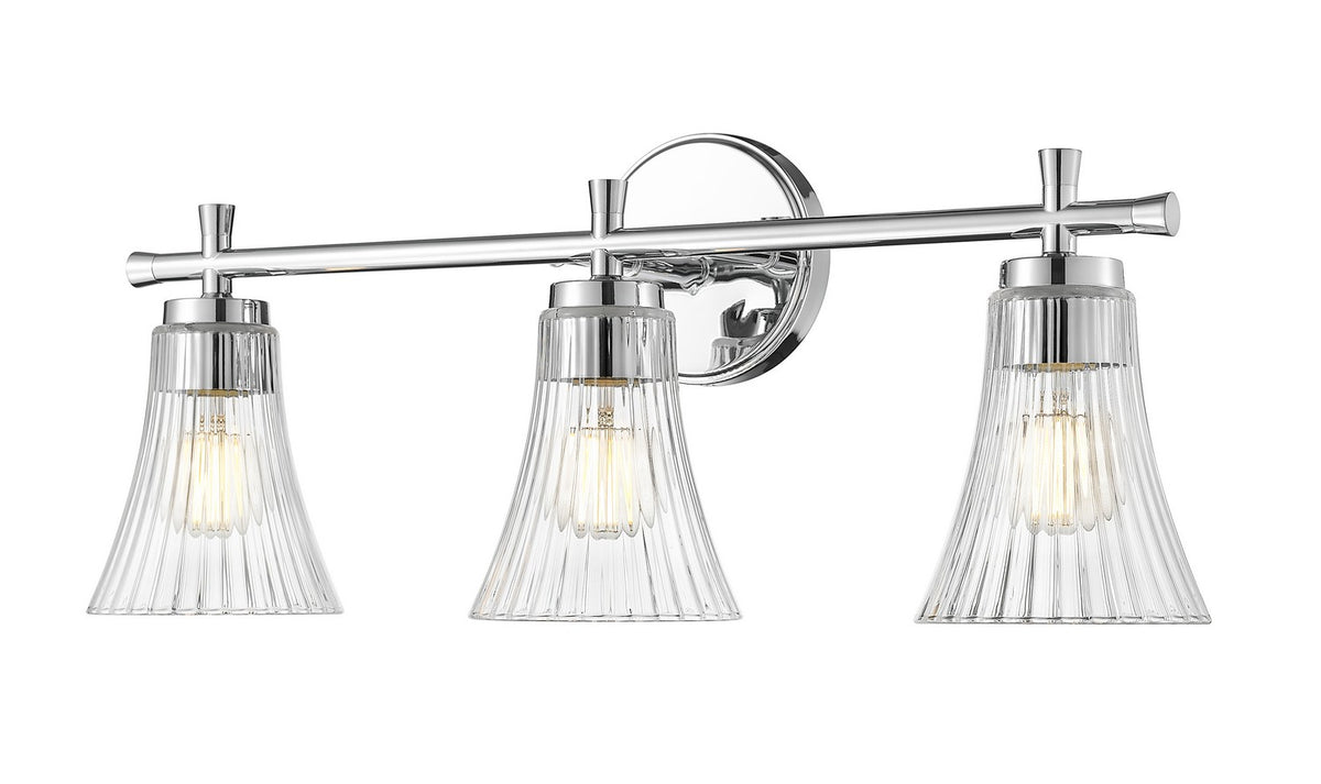 Z-Lite - 7519-3V-CH - Three Light Vanity - Belle - Chrome