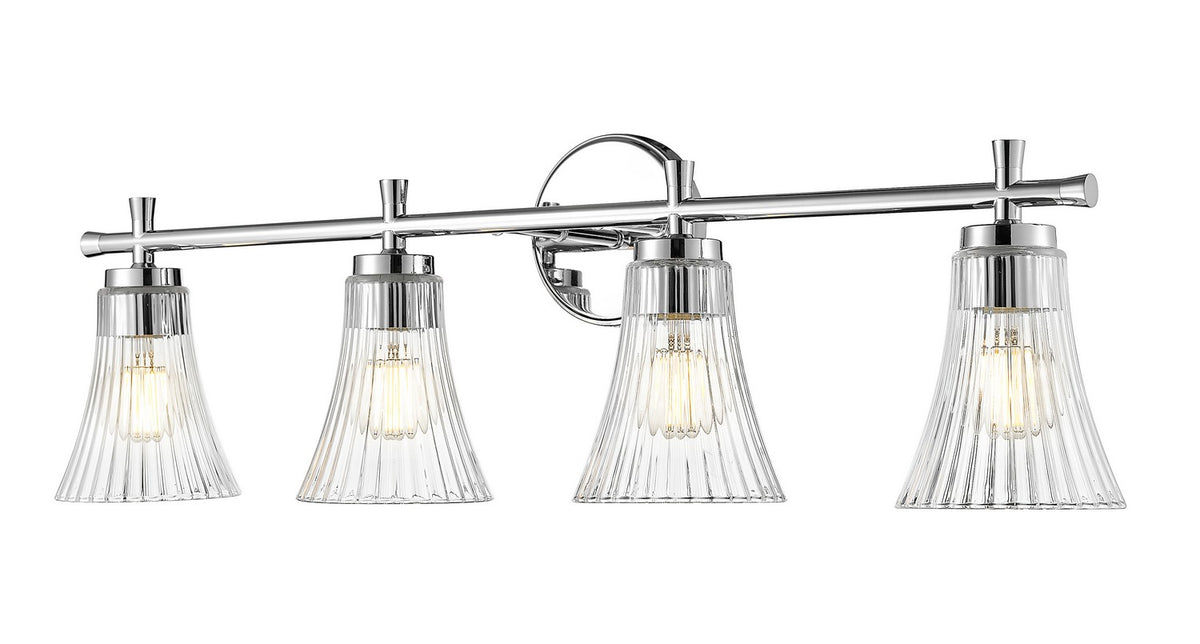 Z-Lite - 7519-4V-CH - Four Light Vanity - Belle - Chrome