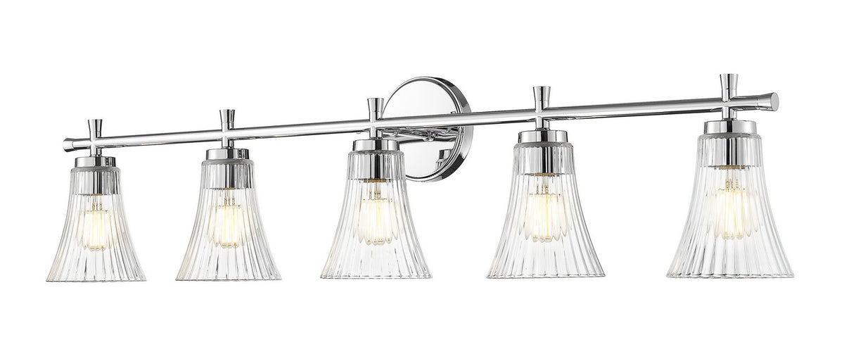 Z-Lite - 7519-5V-CH - Five Light Vanity - Belle - Chrome