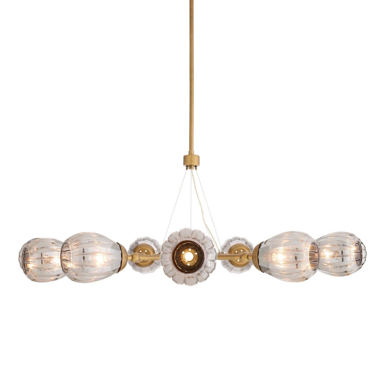 Arteriors - DLC38 - Nine Light Chandelier - Smyth - Smoke Luster