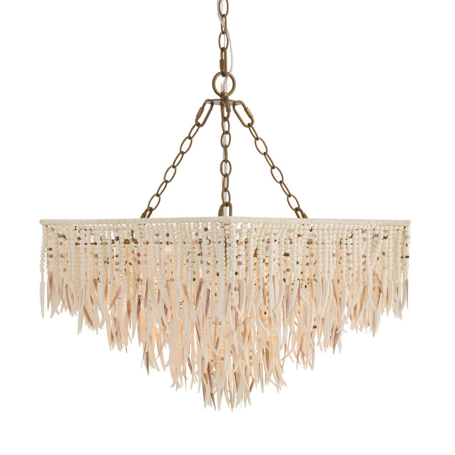Arteriors - DMS22 - Six Light Chandelier - Josephine - Natural