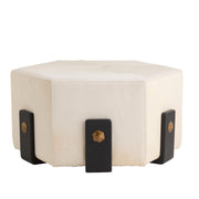 Arteriors - FOI13 - Ottoman - Ivonne - White