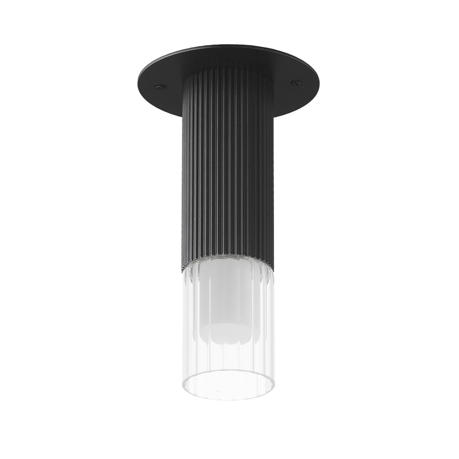 ET2 - E11014-144BK - LED Flush Mount - Reeds - Black