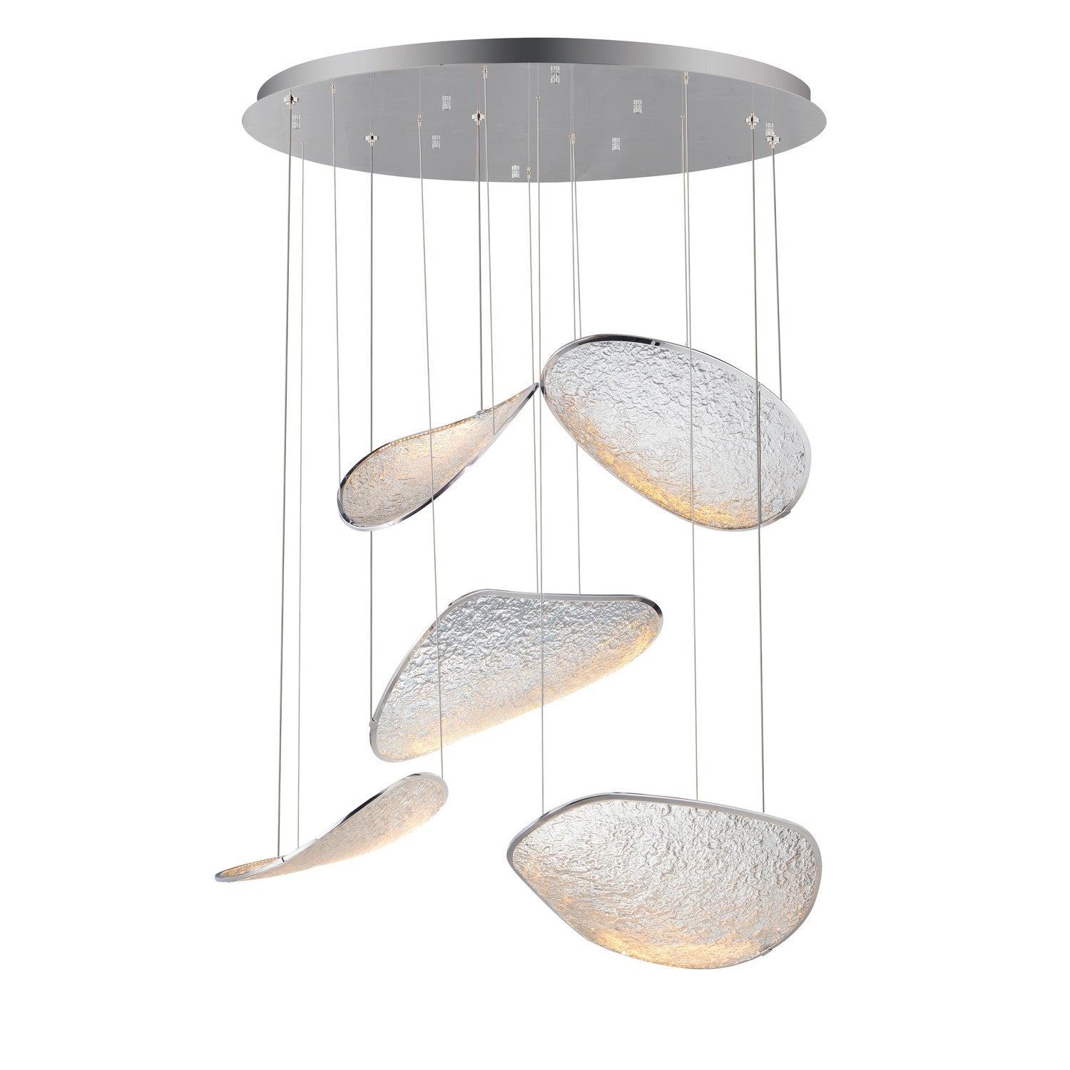 ET2 - E24975-PC - LED Pendant - Moonscapes - Polished Chrome