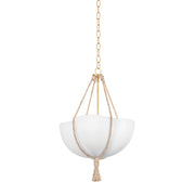 Hudson Valley - 1020-VGL - One Light Pendant - Amberley - Vintage Gold Leaf