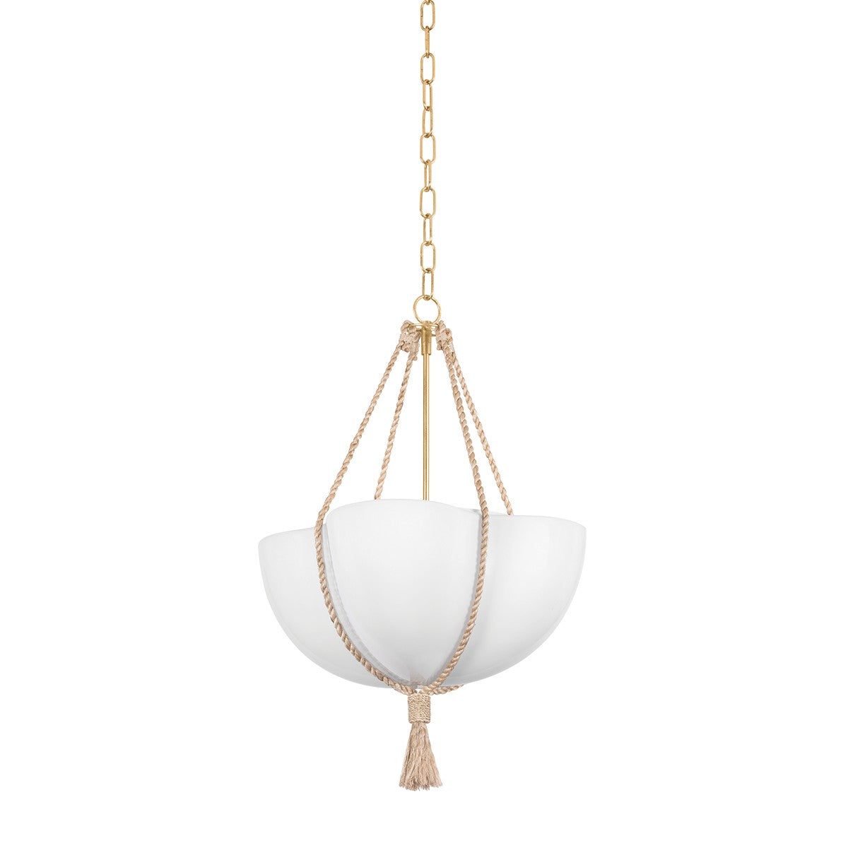 Hudson Valley - 1020-VGL - One Light Pendant - Amberley - Vintage Gold Leaf