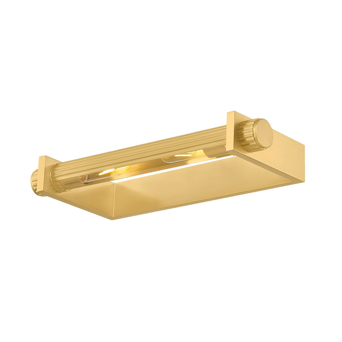 Hudson Valley - 1319-AGB - Two Light Picture Light - Judd - Aged Brass