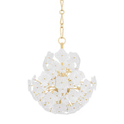Hudson Valley - 5606-VGL - Seven Light Chandelier - Barrytown - Vintage Gold Leaf