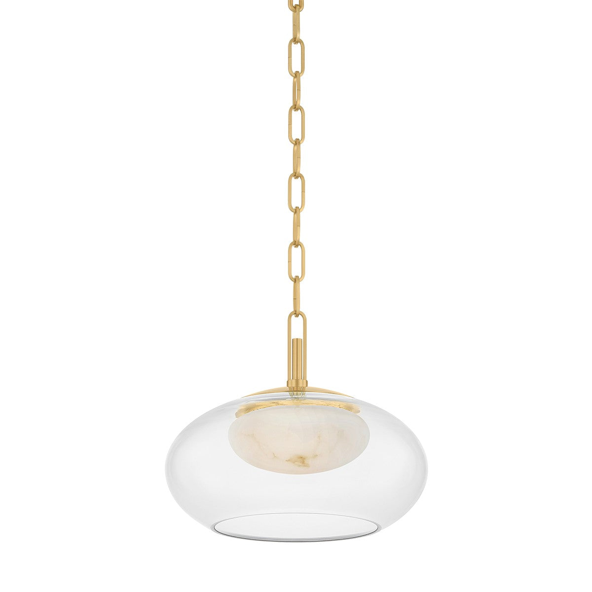 Hudson Valley - 9014-AGB - LED Pendant - Moore - Aged Brass