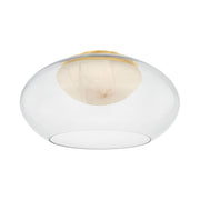 Hudson Valley - 9019-AGB - LED Flush Mount - Moore - Aged Brass