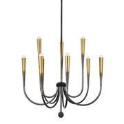 Hudson Valley - CB3849-GB - Nine Light Chandelier - Adley - Gradient Brass