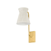 Hudson Valley - CB8418-AGB - One Light Wall Sconce - Hollywood - Aged Brass