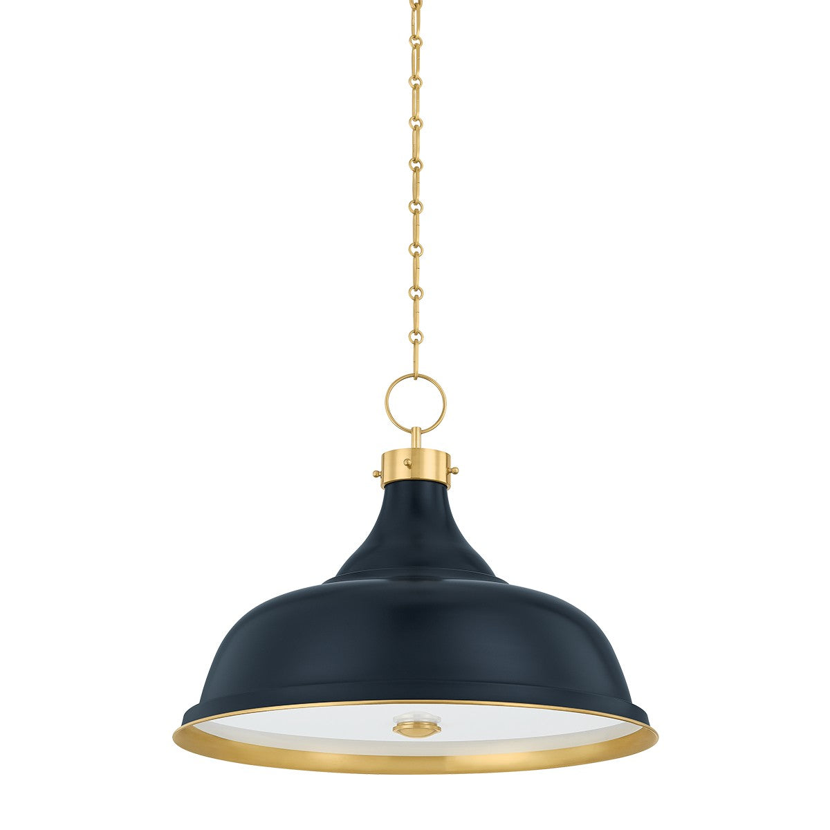 Hudson Valley - MDS300L-AGB/DBL - Four Light Pendant - Painted No. 1 - Aged Brass/Distressed Bronze