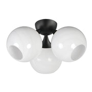 Maxim - 21225MRBK - Three Light Semi Flush Mount - Neve - Black