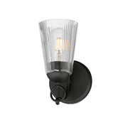 Maxim - 21391CLBK - One Light Wall Sconce - Jackson Hole - Black