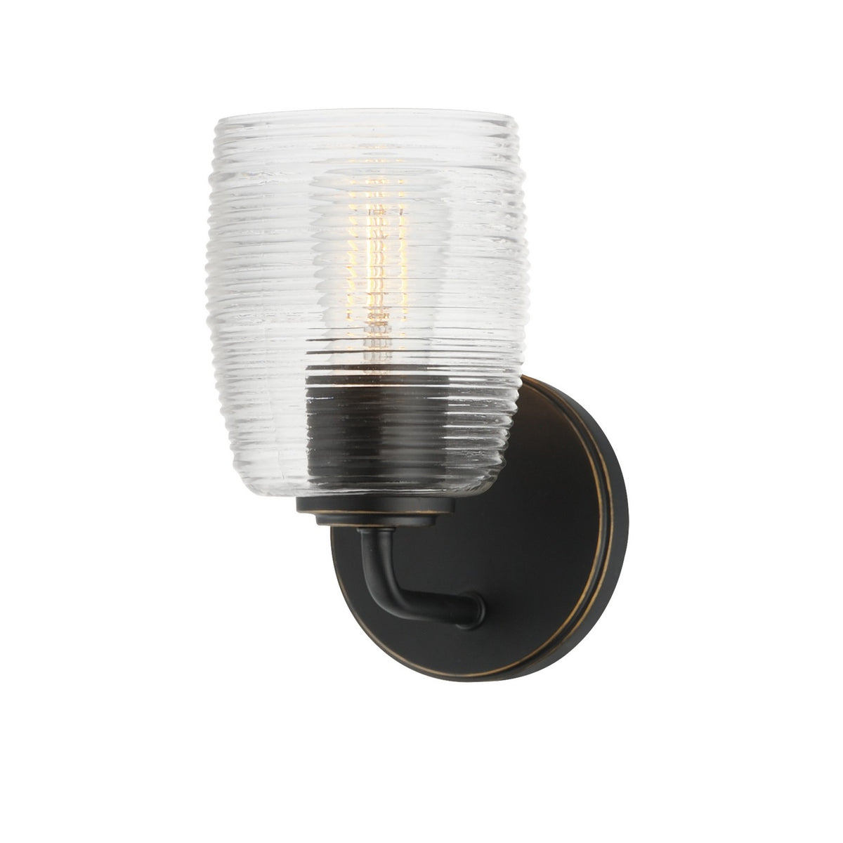 Maxim - 21411CRKB - One Light Wall Sconce - Honey - Kentucky Bronze