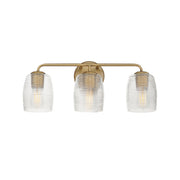 Maxim - 21413CRNAB - Three Light Bath Vanity - Honey - Natural Aged Brass