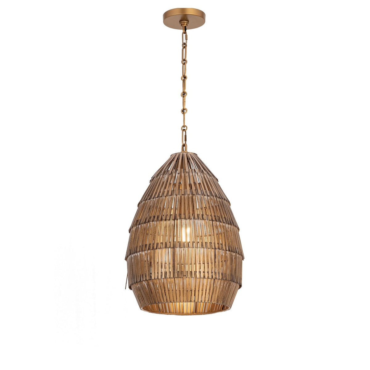 Maxim - 29181AB - One Light Pendant - Gilda - Antique Brass