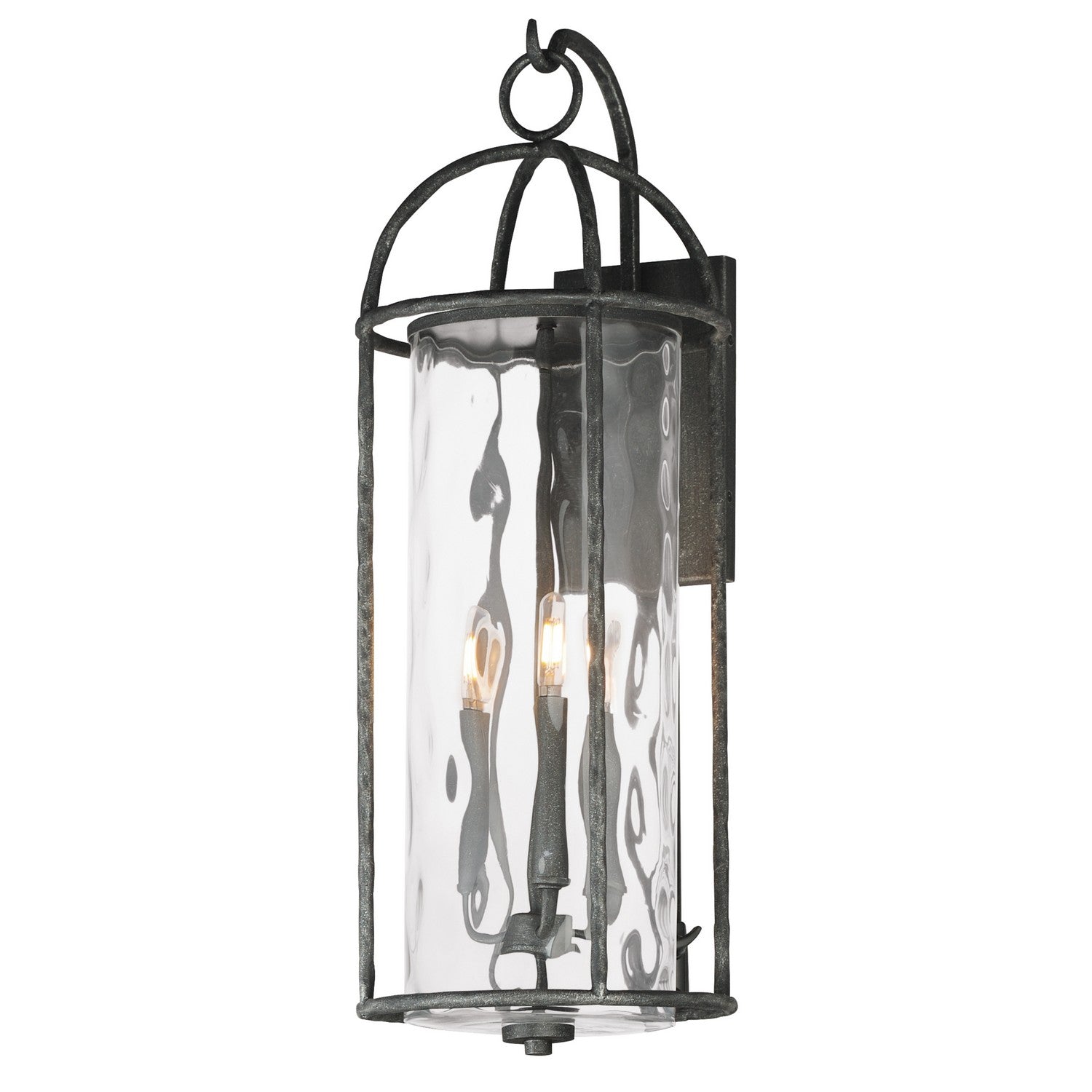 Maxim - 31848WGBS - Three Light Wall Sconce - Del Mar - Blacksmith