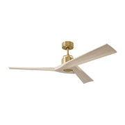 Visual Comfort Fan - 3ALMSM52BBSWWO - 52" Ceiling Fan - Alma Smart 52 - Burnished Brass