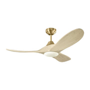 Visual Comfort Fan - 3MAVSM44BBSWWOD - 44" Ceiling Fan - Maverick Smart 44 LED - Burnished Brass