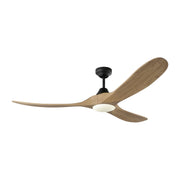 Visual Comfort Fan - 3MAVSM60MBKNHD - 60" Ceiling Fan - Maverick Smart 60 LED - Midnight Black