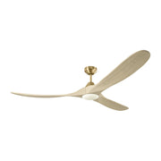 Visual Comfort Fan - 3MAVSM70BBSWWOD - 70" Ceiling Fan - Maverick Smart 70 LED - Burnished Brass