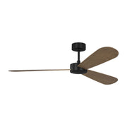 Visual Comfort Fan - 3PDSM60MBK - 60" Ceiling Fan - Paddle Smart 60 - Midnight Black