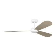 Visual Comfort Fan - 3PDSM60RZW - 60" Ceiling Fan - Paddle Smart 60 - Matte White