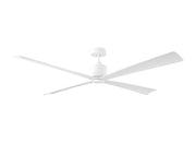 Visual Comfort Fan - 4LNCR72RZW - 72" Ceiling Fan - Launceton 72 - Matte White
