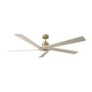 Visual Comfort Fan - 5ASPR70BBSWWO - 70" Ceiling Fan - Aspen 70 - Burnished Brass