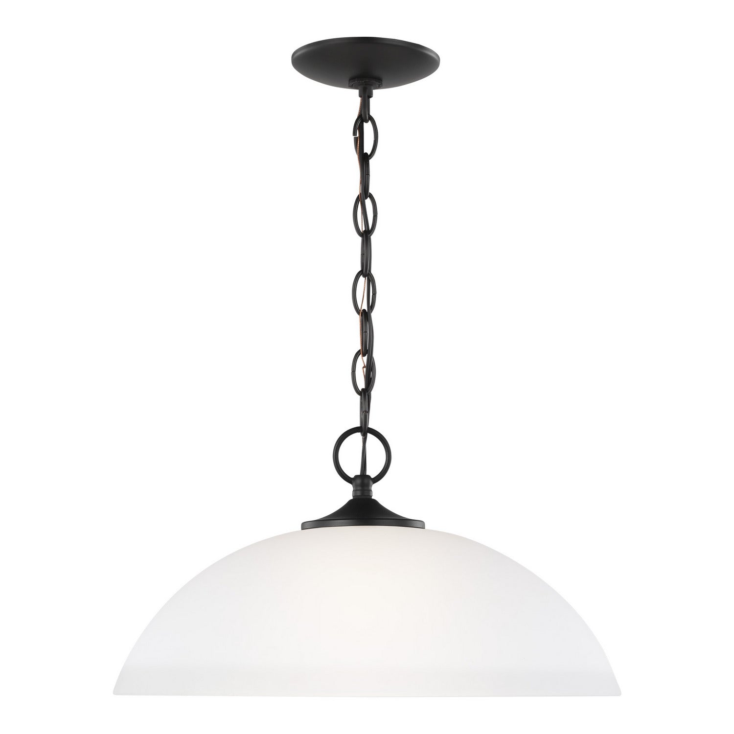 Generation Lighting - 6516501EN3-112 - One Light Pendant - Geary - Midnight Black