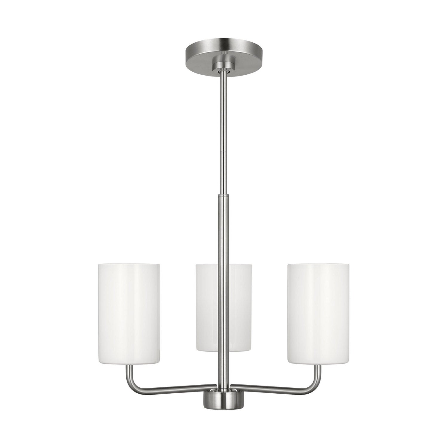 Generation Lighting - GLC1003EN3/BS - Three Light Chandelier - Rhett - Brushed Steel