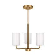 Generation Lighting - GLC1003EN3/SB - Three Light Chandelier - Rhett - Satin Bronze