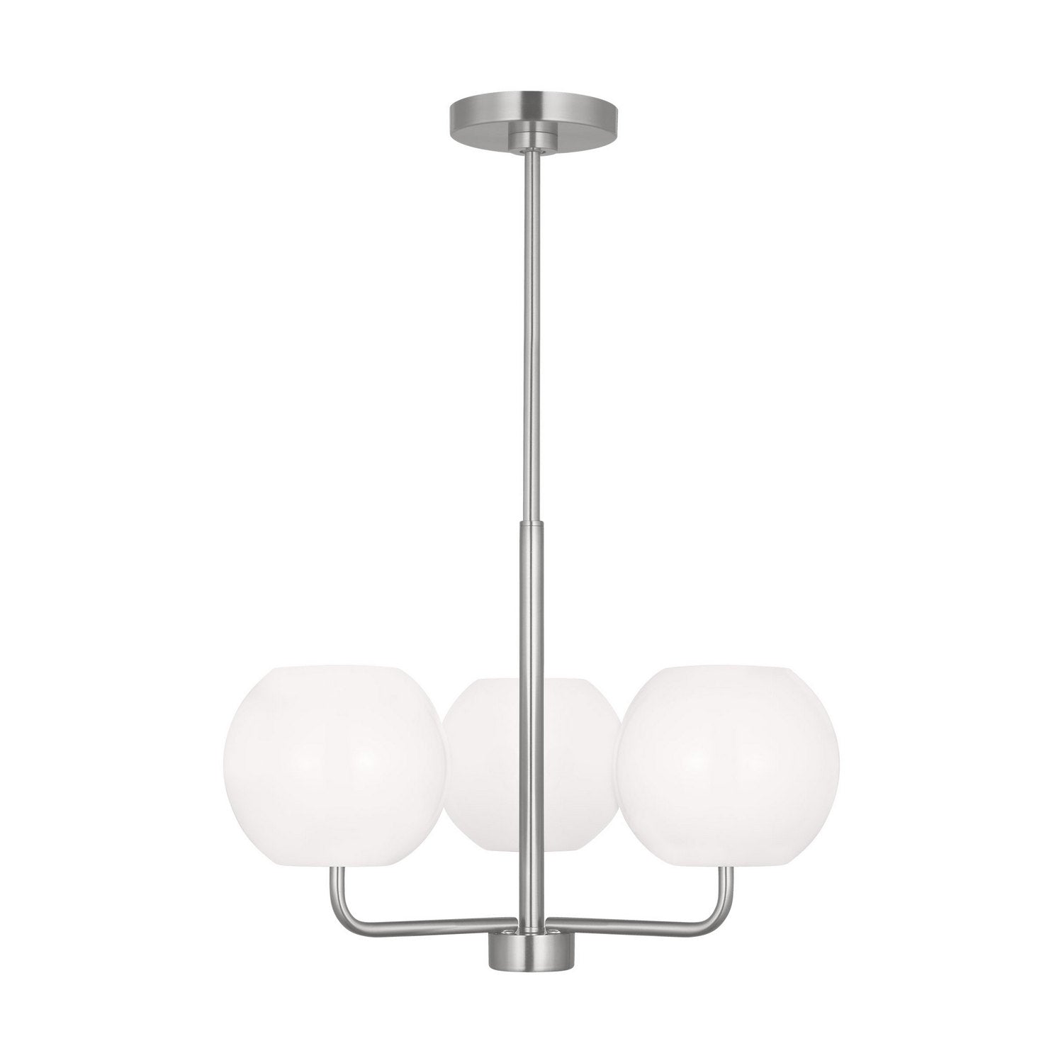 Generation Lighting - GLC1043EN3/BS - Three Light Chandelier - Rory - Brushed Steel