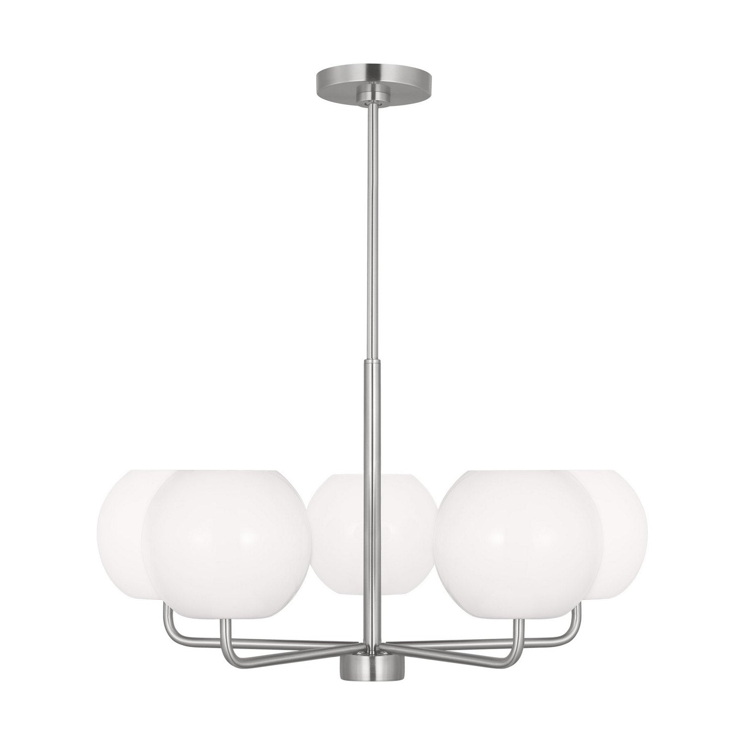 Generation Lighting - GLC1055EN3/BS - Five Light Chandelier - Rory - Brushed Steel