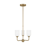 Generation Lighting - GLC1073EN3/SB - Three Light Chandelier - Emile - Satin Bronze