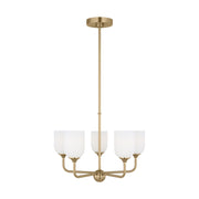 Generation Lighting - GLC1085EN3/SB - Five Light Chandelier - Emile - Satin Bronze