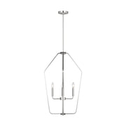 Generation Lighting - GLC1274BS - Four Light Chandelier - Kennan - Brushed Nickel