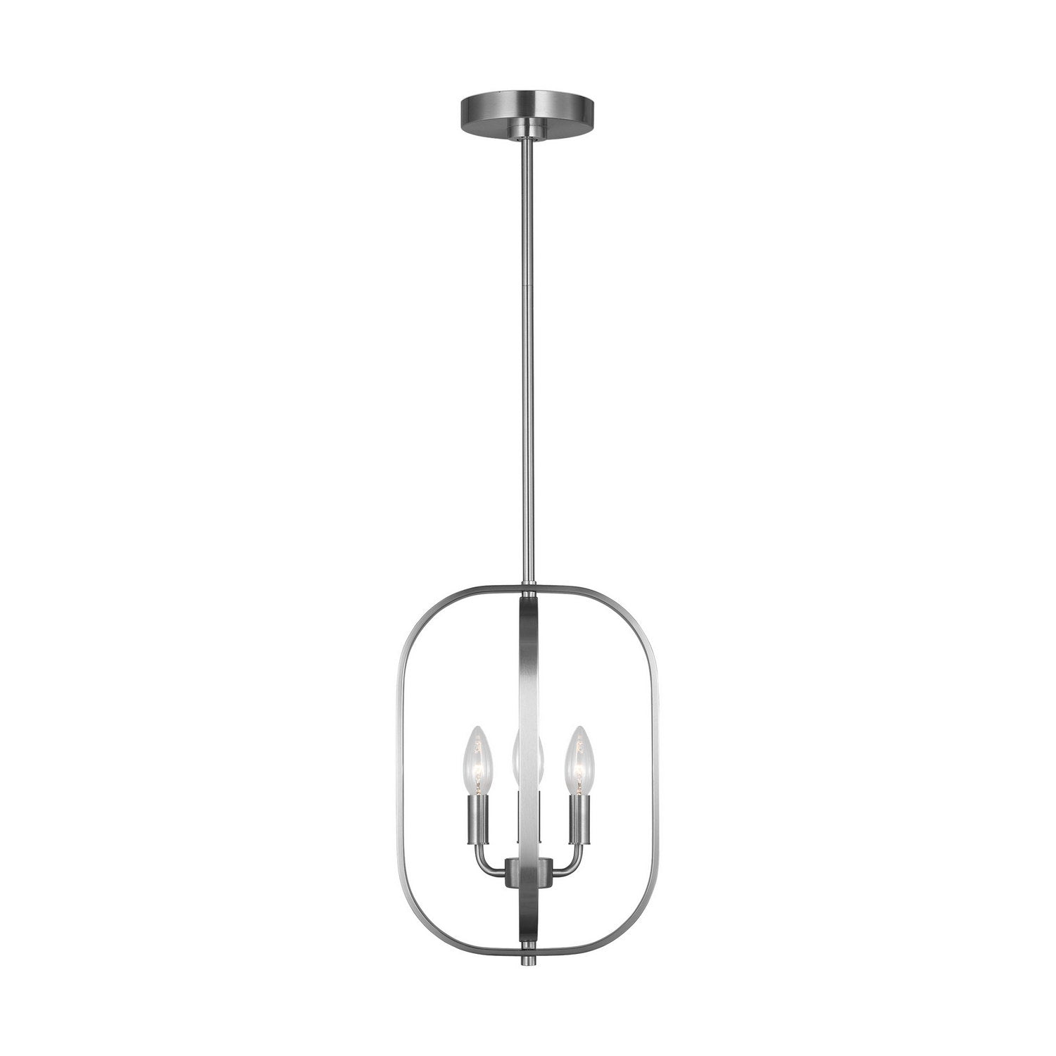Generation Lighting - GLC1293BS - Three Light Chandelier - Loretto - Brushed Nickel
