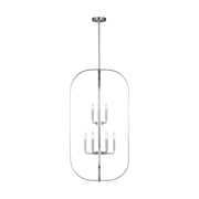 Generation Lighting - GLC1329BS - Nine Light Chandelier - Loretto - Brushed Nickel