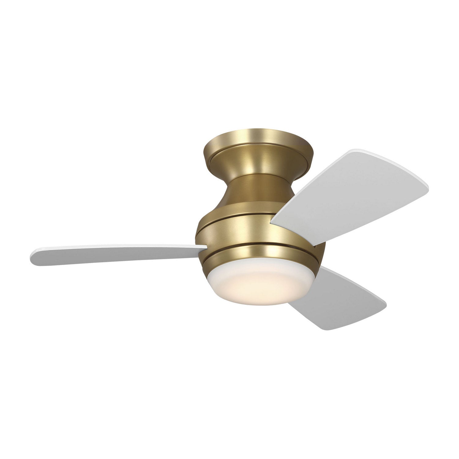 Visual Comfort Fan - 3IKHR32BBSD - 32" Ceiling Fan - Ikon 32 Hugger LED - Burnished Brass
