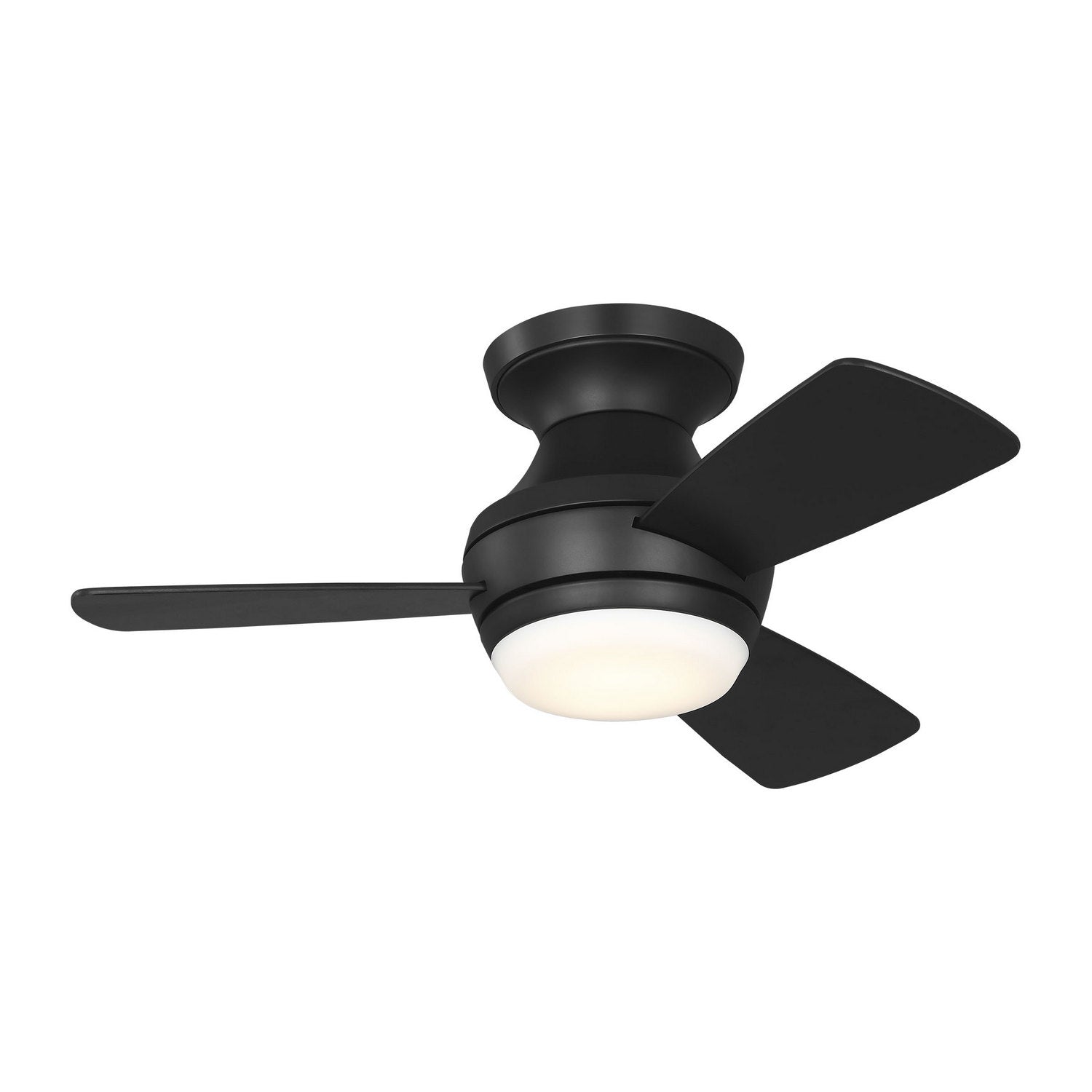 Visual Comfort Fan - 3IKHR32MBKD - 32" Ceiling Fan - Ikon 32 Hugger LED - Midnight Black