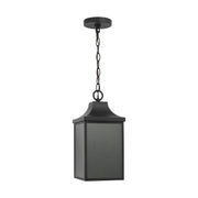Generation Lighting - GLO1041EN3/TXB - One Light Pendant - Saybrook - Textured Black