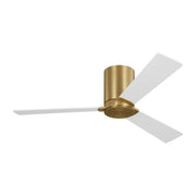 Visual Comfort Fan - 3RZHR44BBS - 44" Ceiling Fan - Rozzen 44 Hugger - Burnished Brass