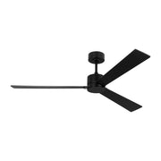 Visual Comfort Fan - 3RZSM60MBK - 60" Ceiling Fan - Rozzen Smart 60 - Midnight Black