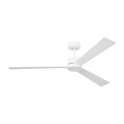Visual Comfort Fan - 3RZSM60RZW - 60" Ceiling Fan - Rozzen Smart 60 - Matte White
