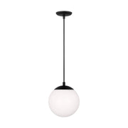 Visual Comfort Studio - 6018EN3-112 - One Light Pendant - Leo - Hanging Globe - Midnight Black