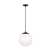 Visual Comfort Studio - 6022EN3-112 - One Light Pendant - Leo - Hanging Globe - Midnight Black