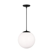 Visual Comfort Studio - 6024-112 - One Light Pendant - Leo - Hanging Globe - Midnight Black